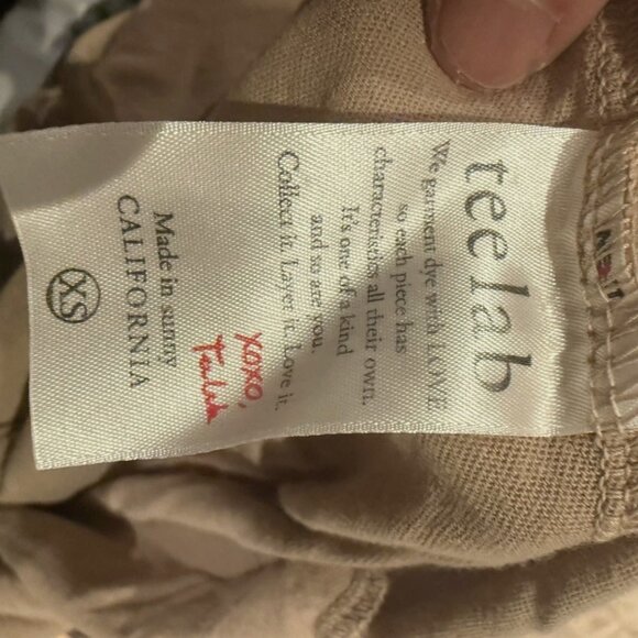 Frank & Eileen NWOT Brown hi low Long Sleeve Top xs - Picture 5 of 5